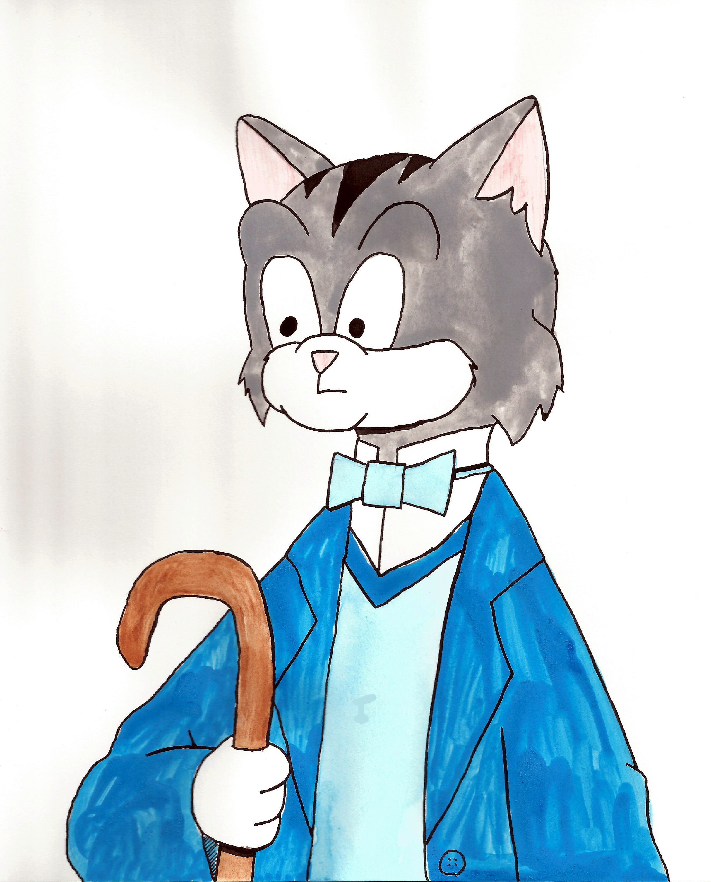Rusty in coat and bowtie by maxwestart on DeviantArt