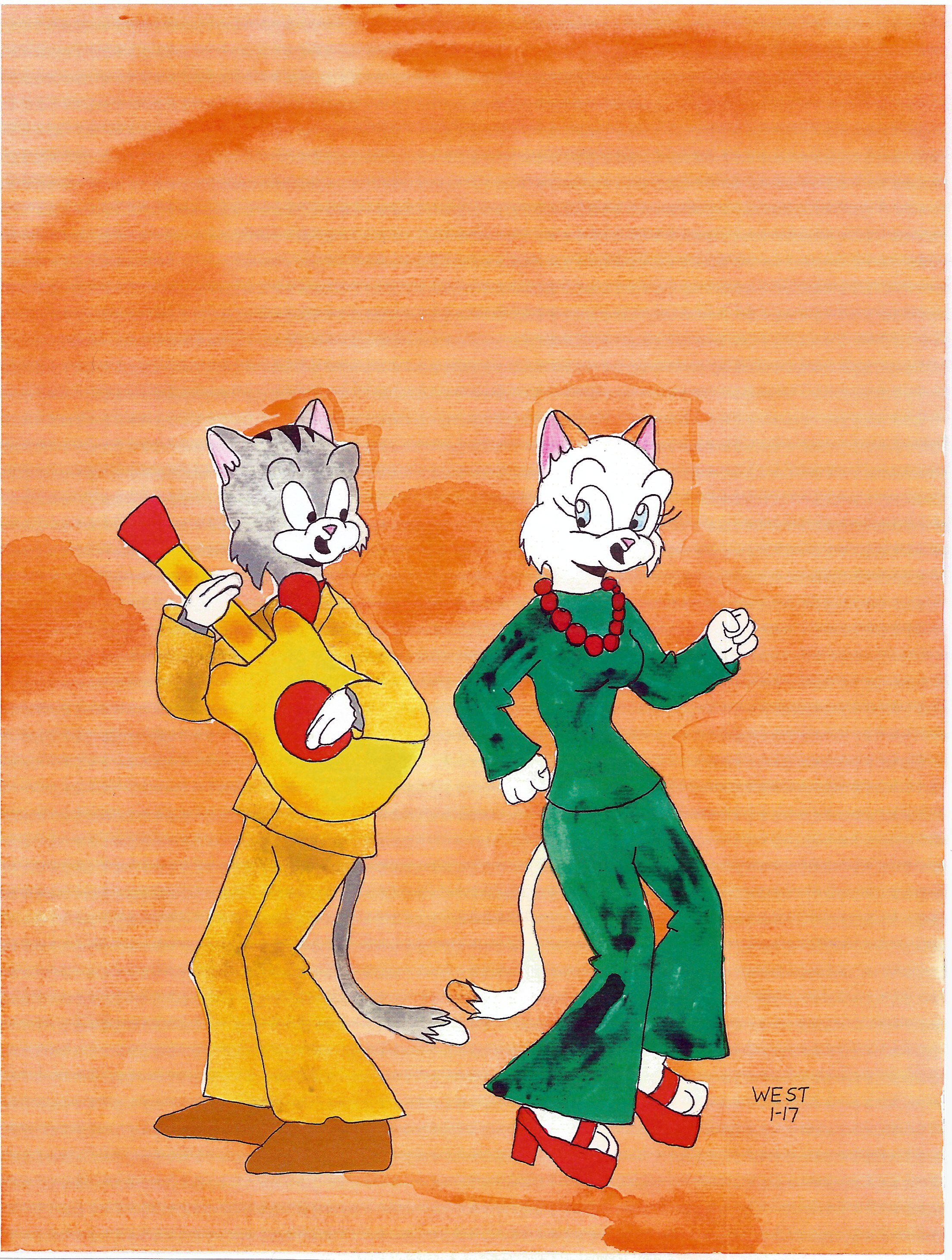 Jive Cats by maxwestart