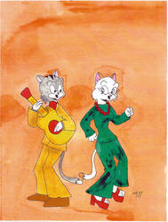 Jive Cats by maxwestart