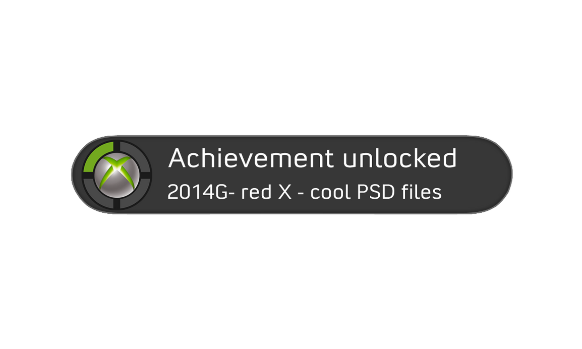 Achievement unlocked PSD by ZawahrehX on DeviantArt