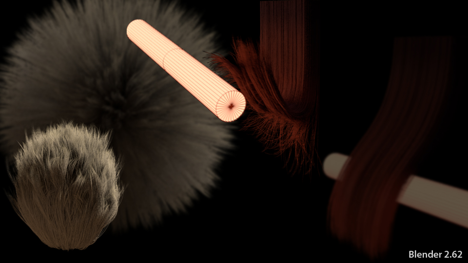 Hair Dynamics Test Scenes