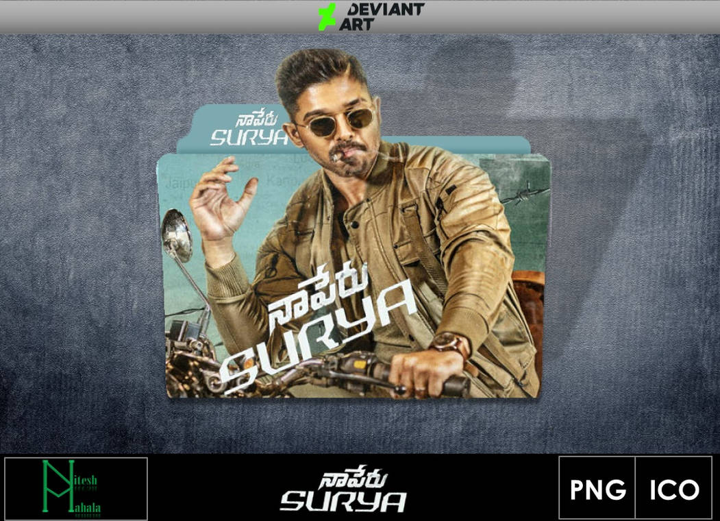 Naa Peru Surya 2018 Movie Folder Icon By Niteshmahala On Deviantart • avoid drawing words and letters. naa peru surya 2018 movie folder icon