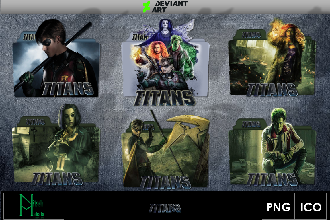 Titans DC Season Folder Icons by niteshmahala on DeviantArt