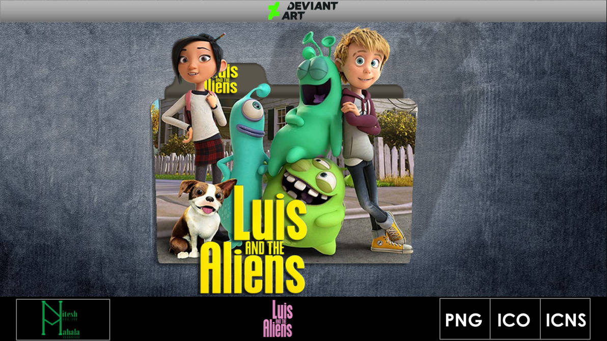 Luis And The Aliens 2018 Movie Folder Icon By Niteshmahala On Deviantart