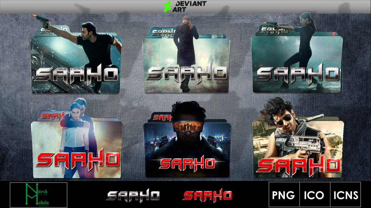 Sahoo (2019) Movie Folder Icons Pack-3 by niteshmahala on DeviantArt