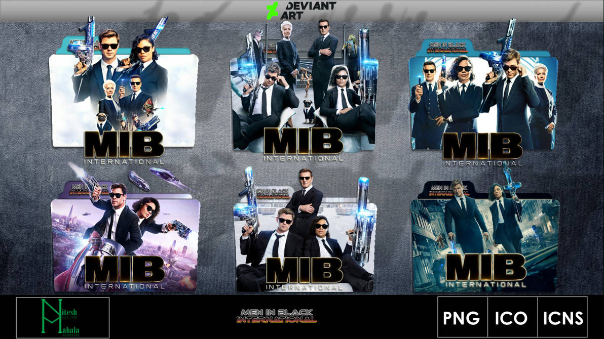 Men In Black International 2019 Folder Icon By Niteshmahala On Deviantart