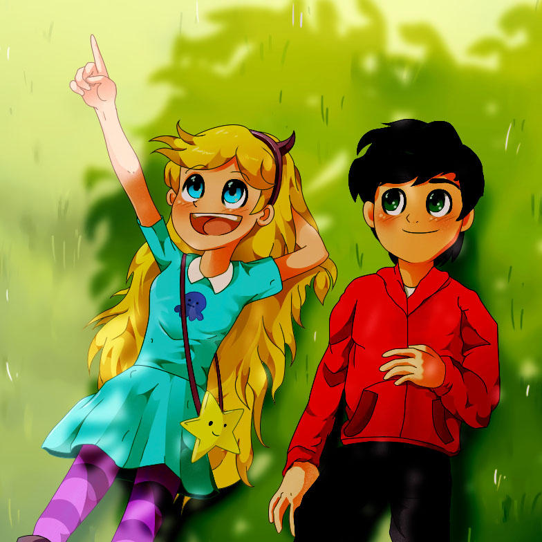 Star Butterfly And Marco Diaz By Markmak On Deviantart