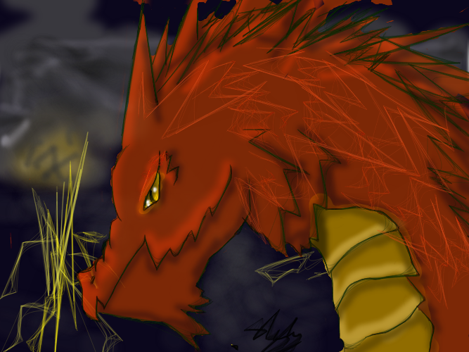 Dragon thing by Potatobadger on DeviantArt