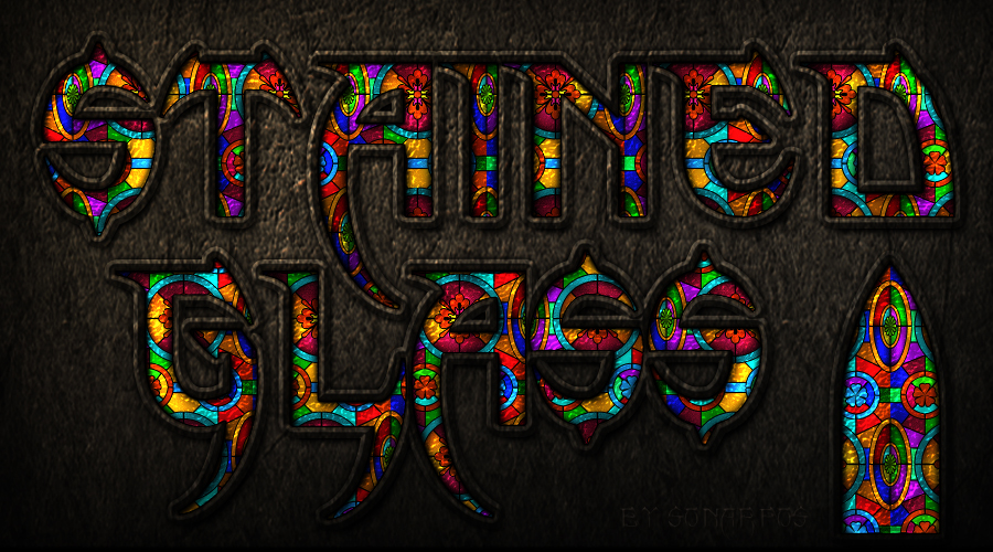 stained glass style