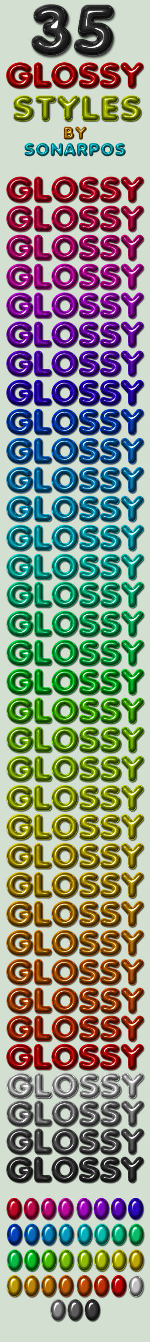 35 glossy styles