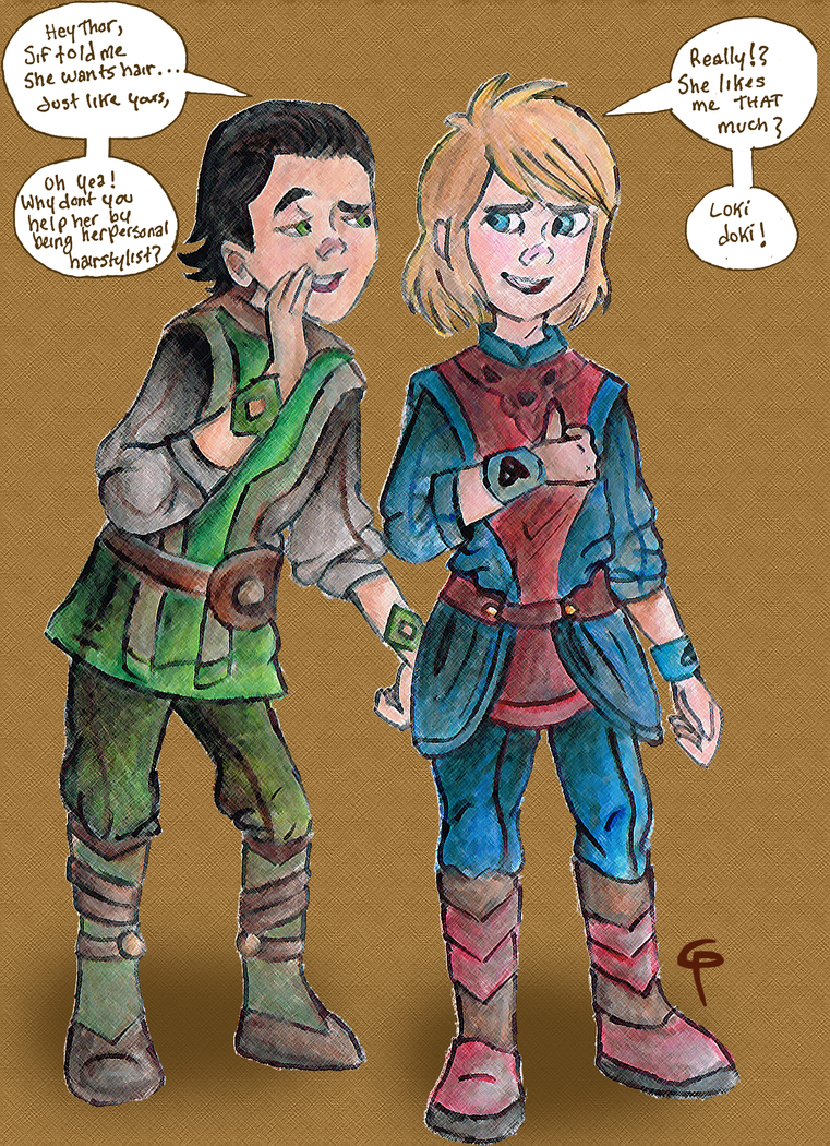 Thor and Loki by dulcifluous on DeviantArt