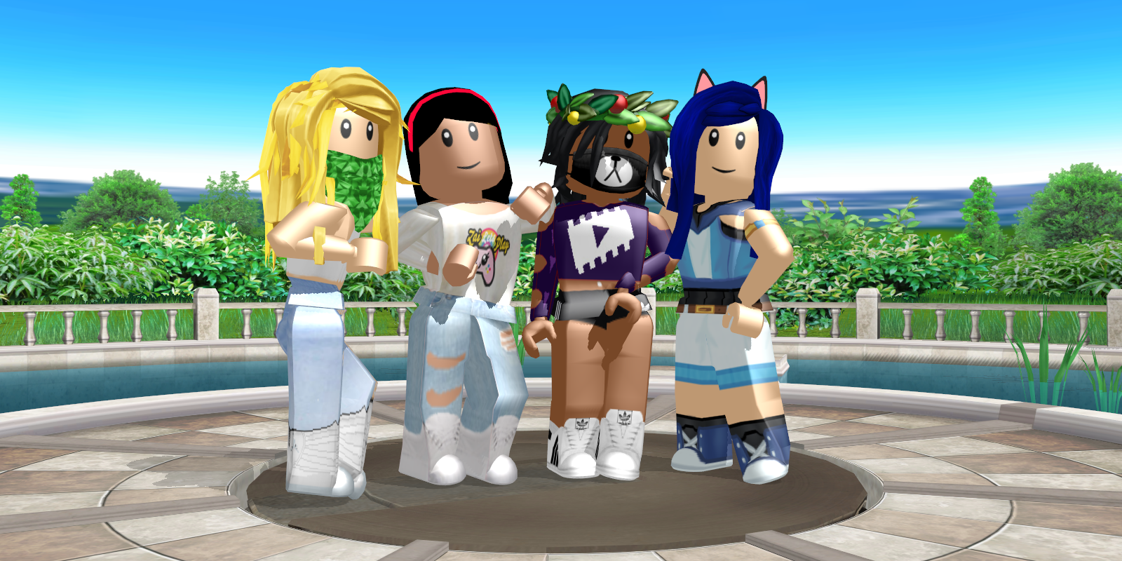 Roblox Girl Youtubers Mmd X Roblox By Officialpurple On Deviantart - youtubers roblox account