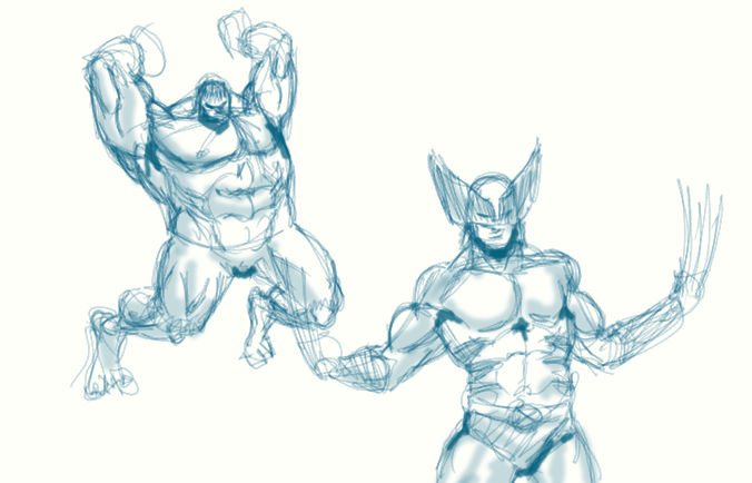 Hulk and Wolverine by ArtiestDesign on DeviantArt