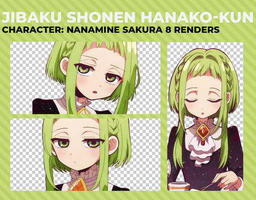 Jibaku Shonen Hanako Kun - Renders Pack #01