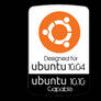 Ubuntu 9.10 laptop sticker