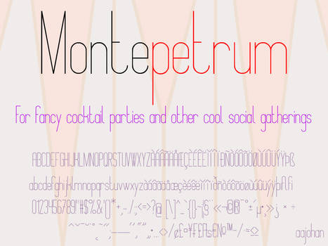 Montepetrum - Font