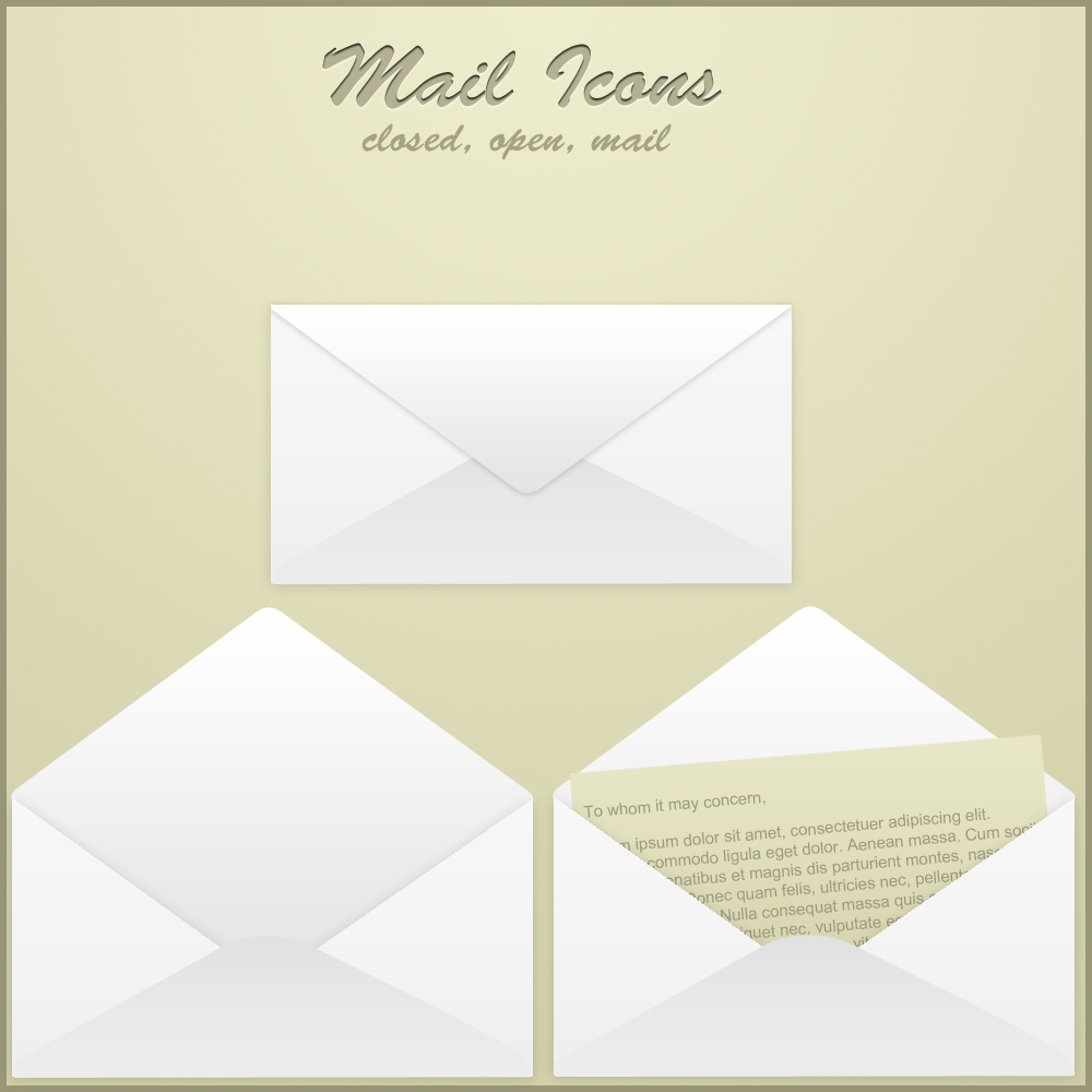 Email Icon Set