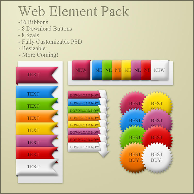 Web Element Pack by ryanbdesigns on DeviantArt