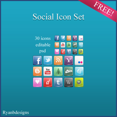 Social Icon Set