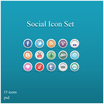 Social Set 3 by ryanbdesigns