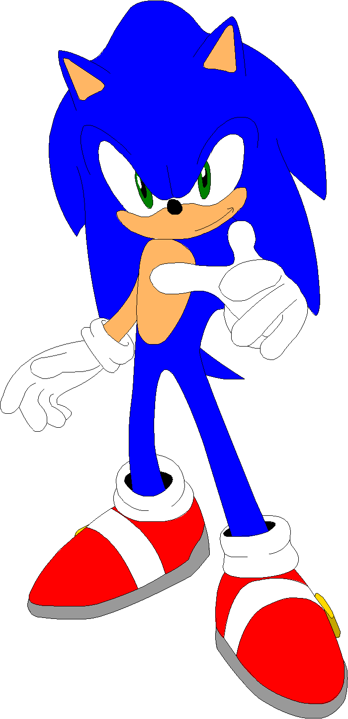 Sonic - Sonic '06 Pose [Colour]