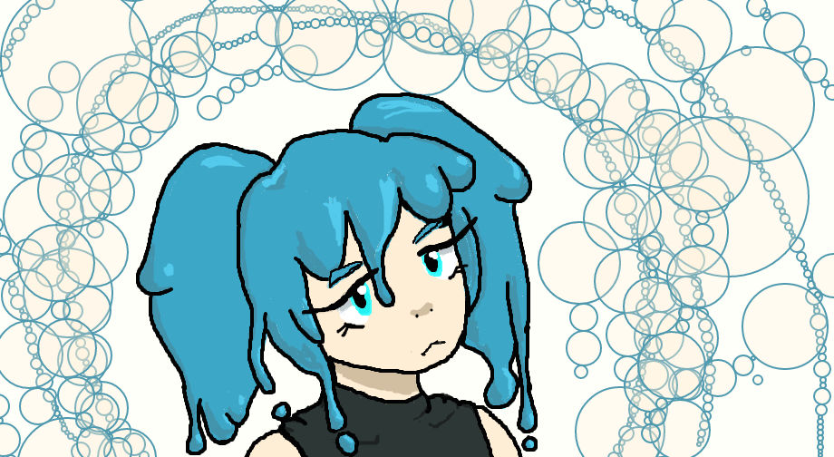 Lava Lamp Hair Lady by WolfOfTheAngels on DeviantArt