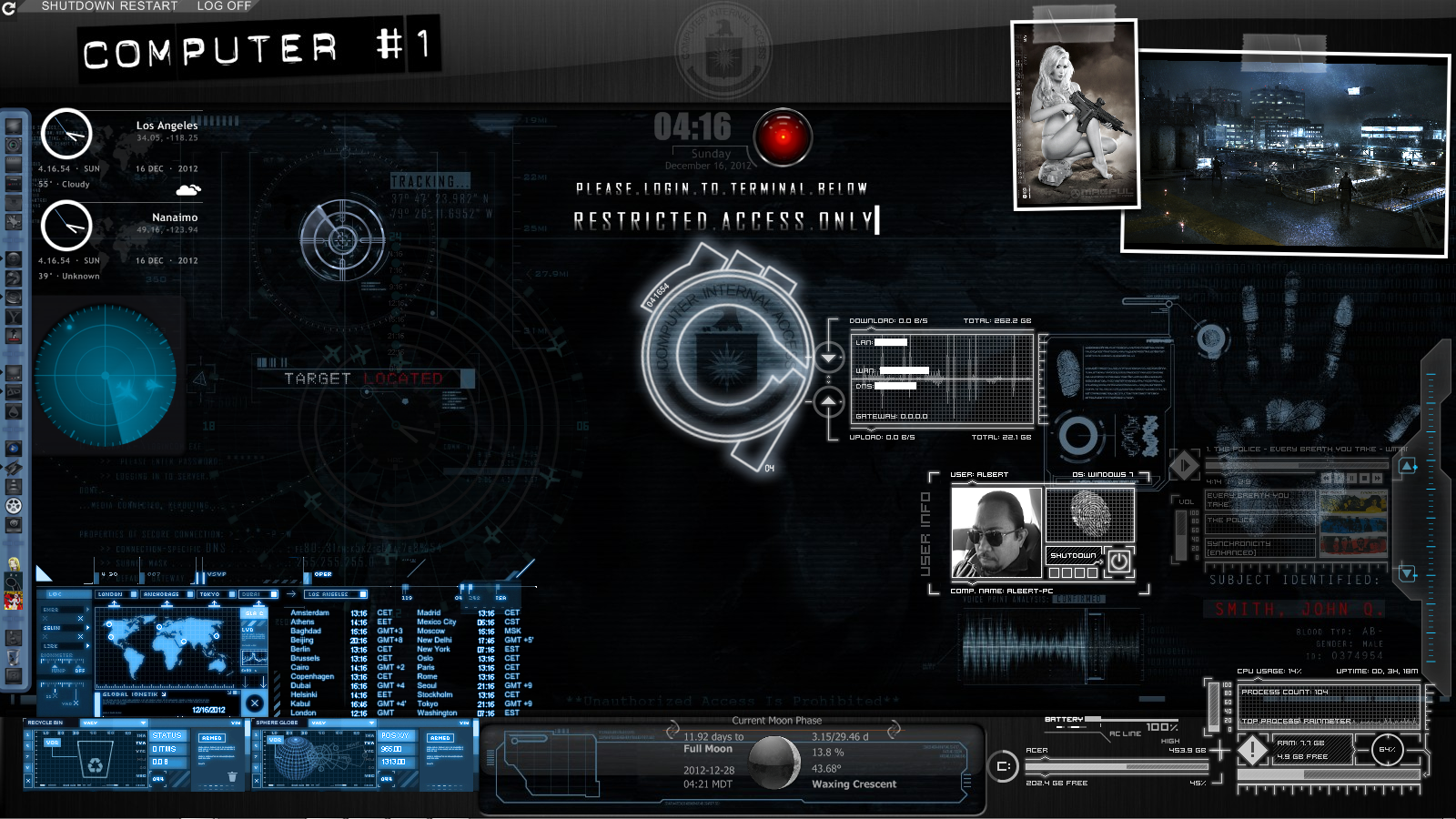 Amateur Spy [Rainmeter Desktop] by OmegaManLegend on DeviantArt