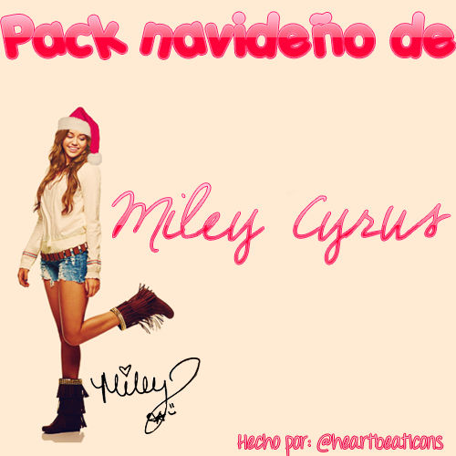Pack Miley Cyrus Christmas para Twitter. by swagincyrus on DeviantArt