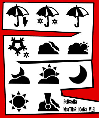 persona 5 weather icons by elysianaura on deviantart persona 5 weather icons by elysianaura