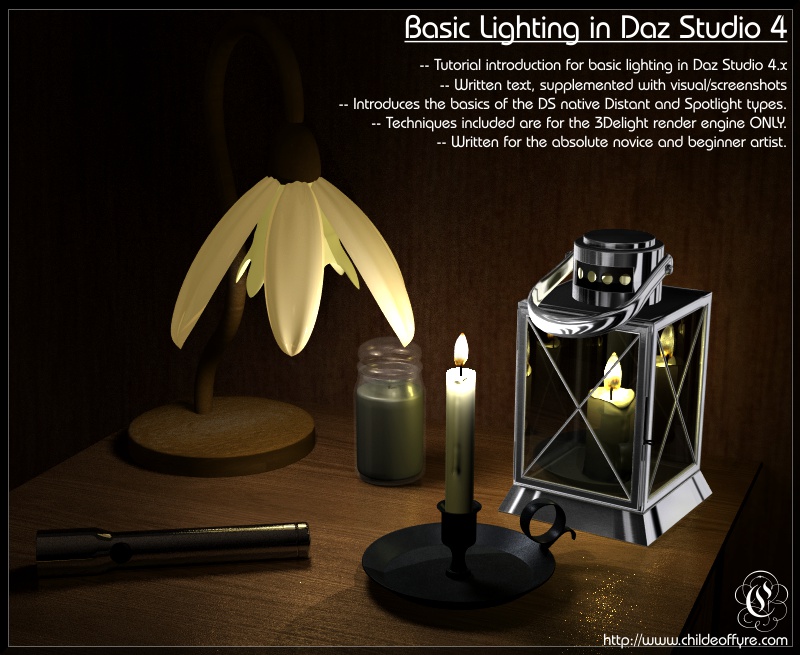 Tutorial : Basic Lighting in Daz Studio 4.x