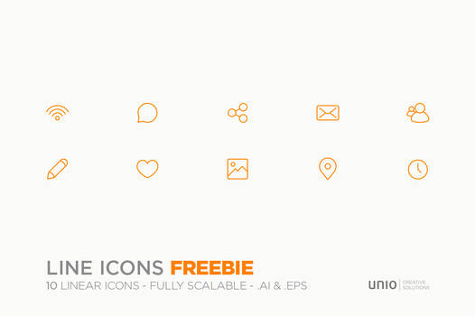 Line Icons - Freebie