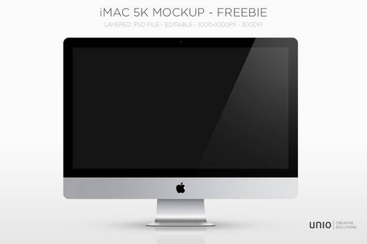 iMac 5k Mockup