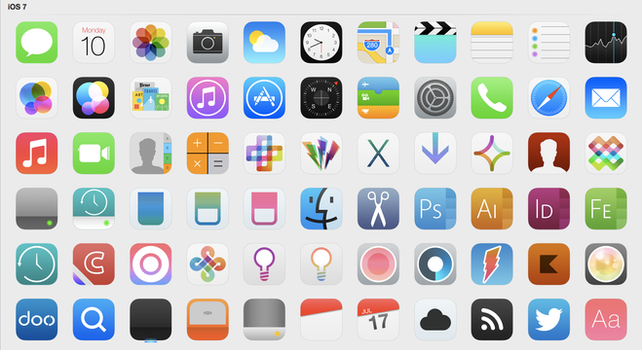 iOS 7 Icons (Updated)