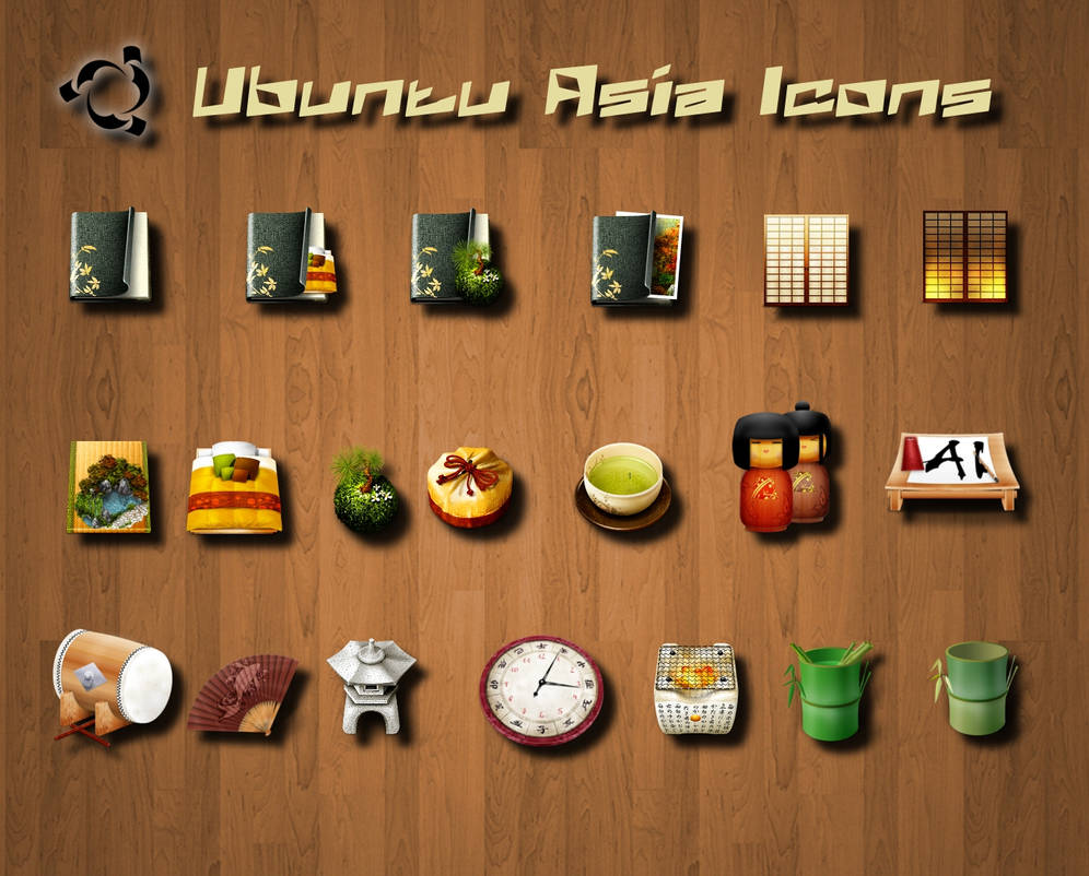 Ubuntu Asia Icons by michaelgoldthriteart on DeviantArt
