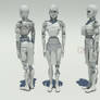 Female Cyborg - stock 3D model