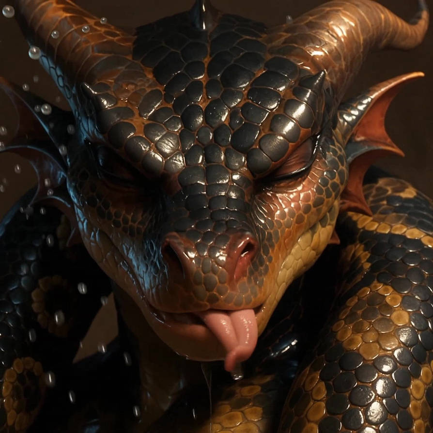 Dragon Licks by ScaleAI on DeviantArt