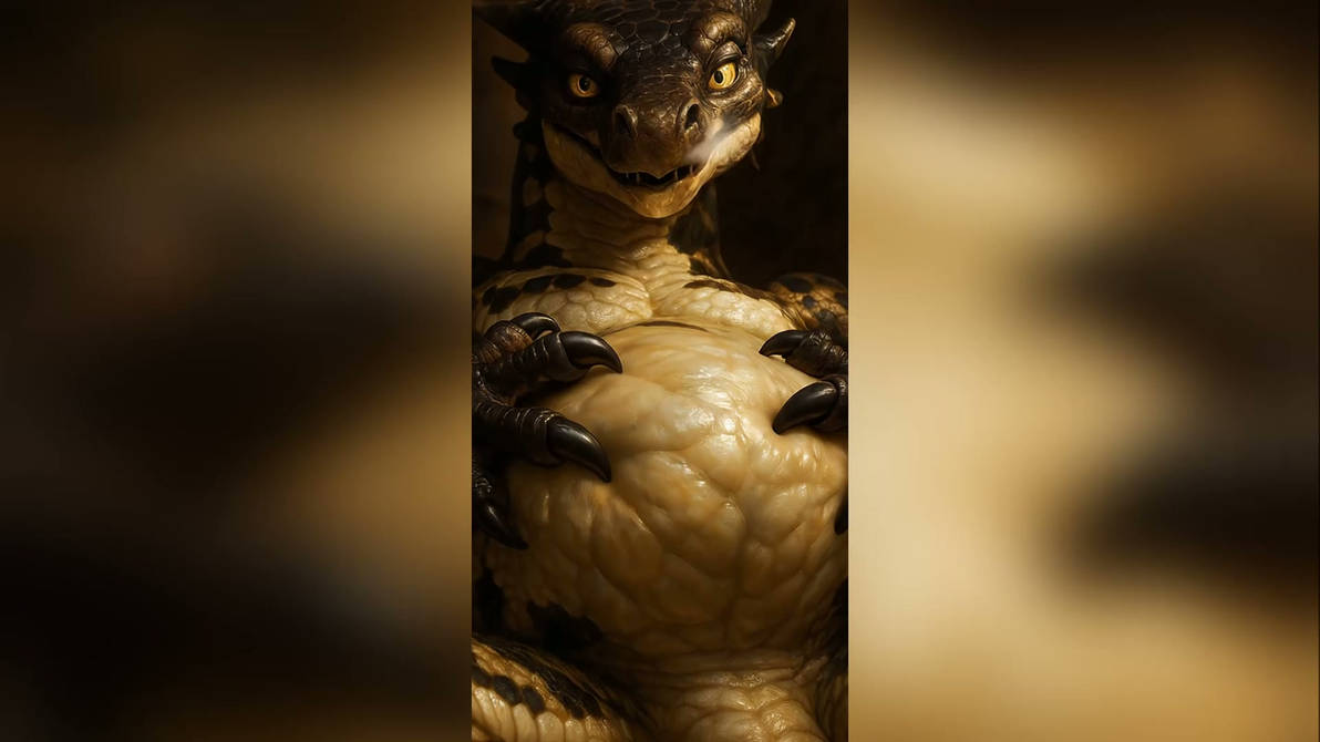 Doughy Dragon Belly by Mawtrix on DeviantArt