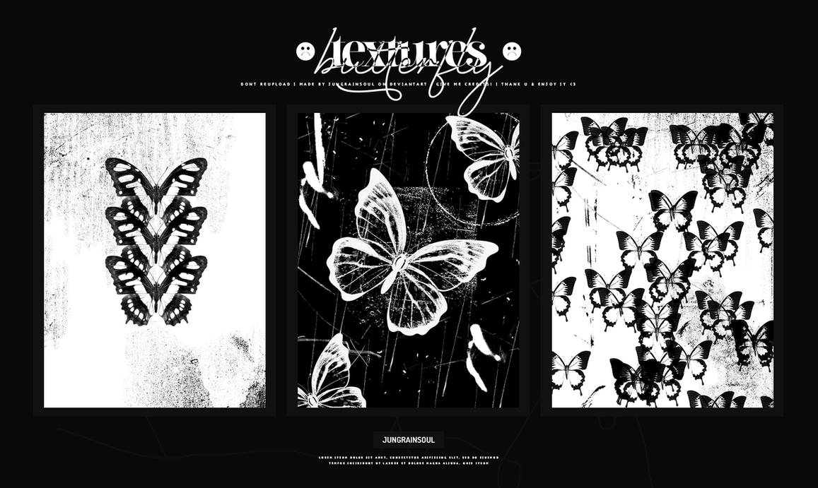 024 : butterflies | textures * by jungrainsoul on DeviantArt