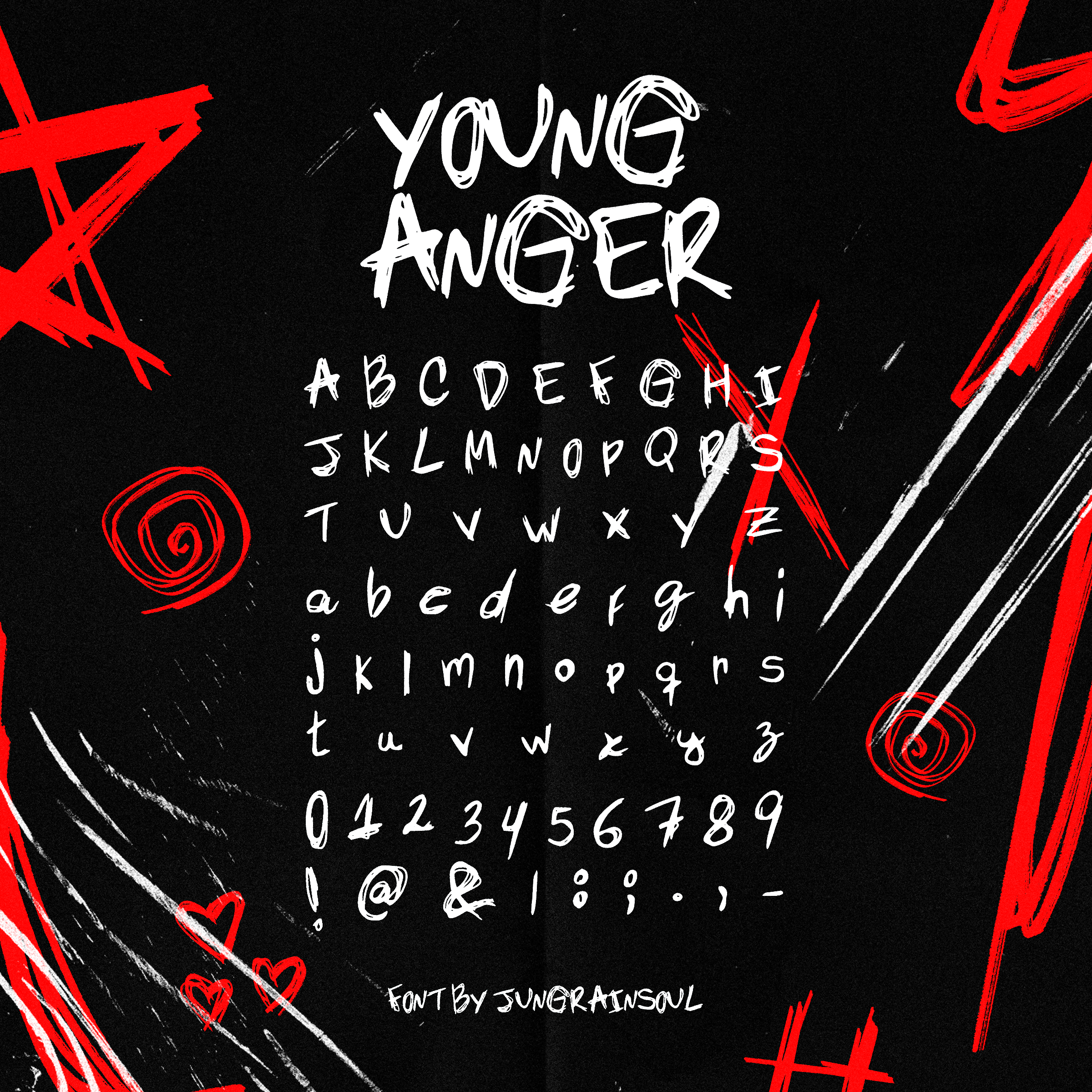 003 : young anger | font * by jungrainsoul on DeviantArt