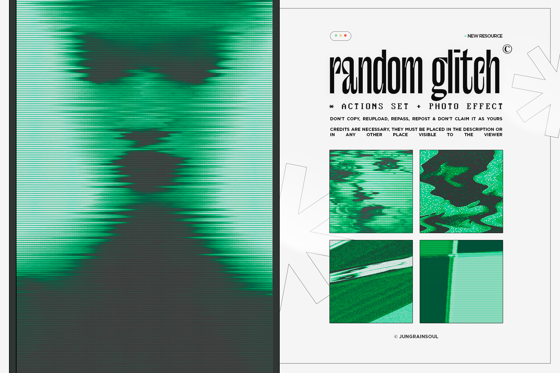 001 : random glitch | actions + photo effect * by jungrainsoul on ...