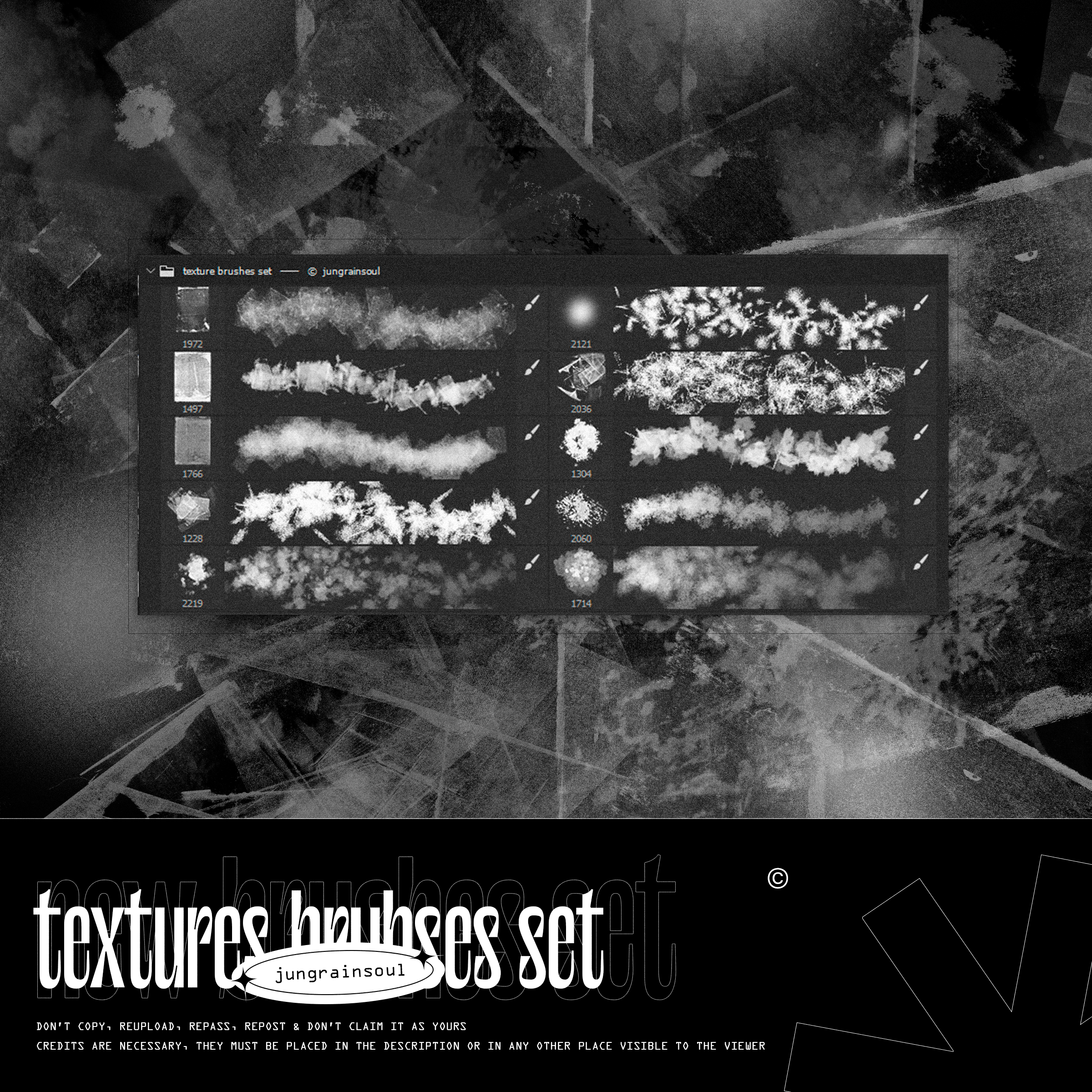 005 : textures set | brushes * by jungrainsoul on DeviantArt