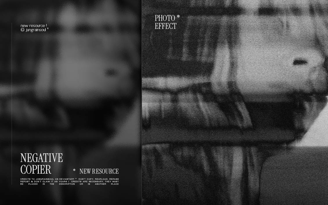 043 : negative copier | photo effect * by jungrainsoul on DeviantArt