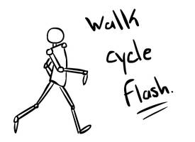 Walk cycle animation