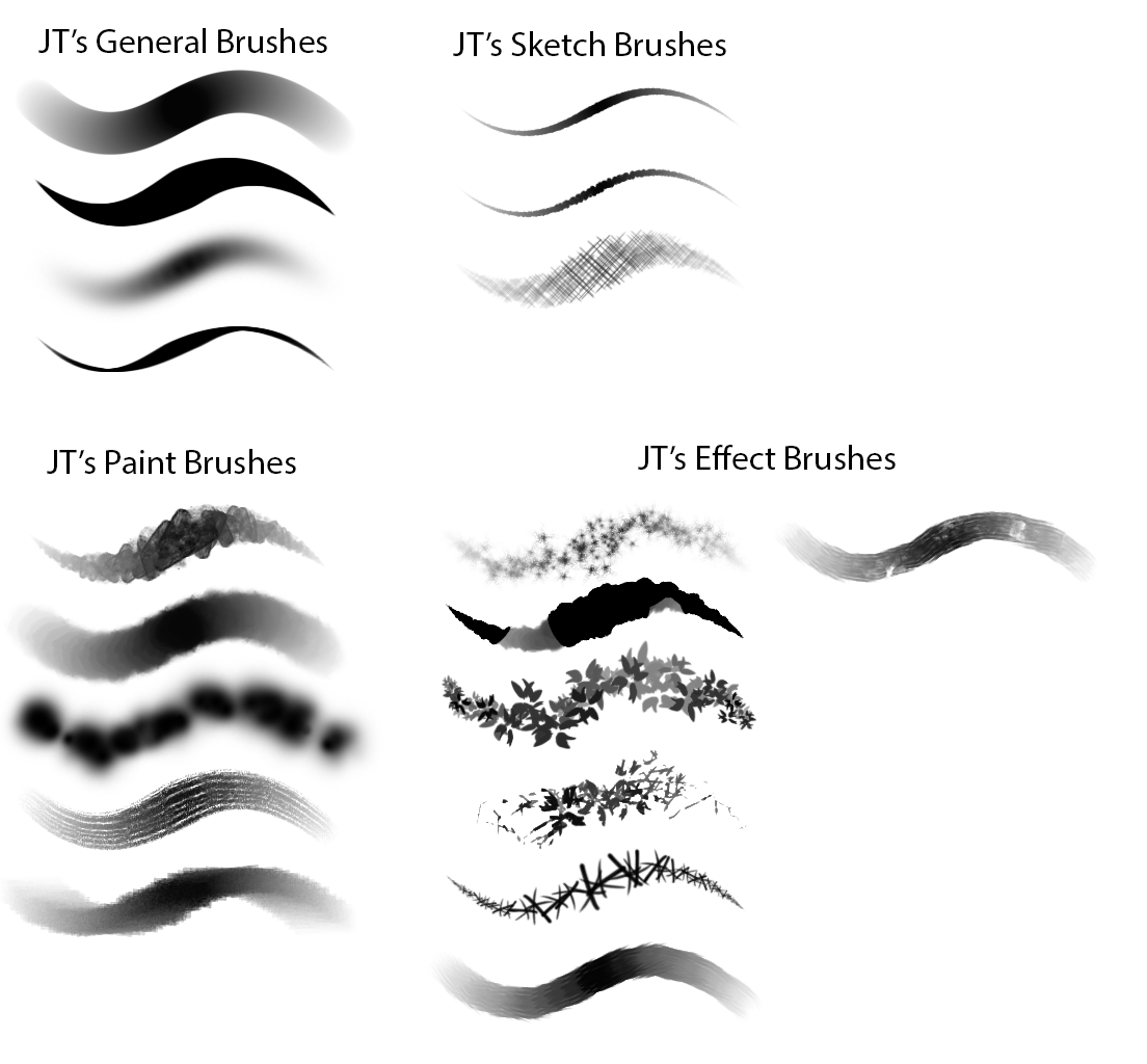 My Custom Brush Pack by ArtisticJ55 on DeviantArt