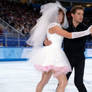 Cindy on ice at the olympics 