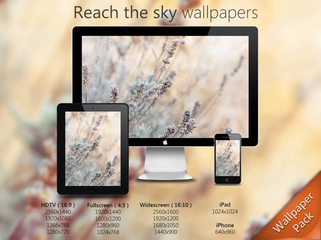 Reach The Sky Wallpaper Pack