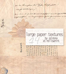 14 large paper textures by mellowmint
