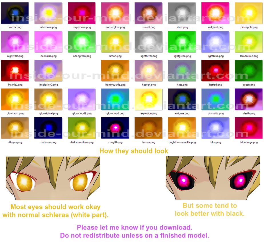 Desert Bluffs Eyes [MMD texture pack] by inside-our-mind on DeviantArt