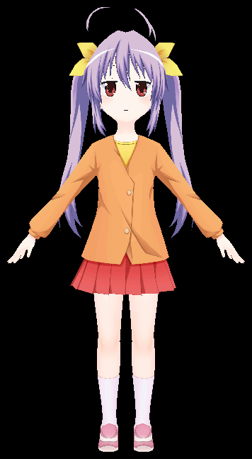 Miyauchi Renge - FBX 3D Model by AzureBerylBlue on DeviantArt