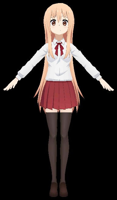 Doma Umaru - FBX 3D Model by AzureBerylBlue on DeviantArt
